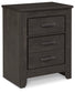 Brinxton /California King Panel Headboard With Mirrored Dresser And 2 Nightstands