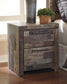 Derekson / Panel Headboard With Mirrored Dresser, Chest And 2 Nightstands