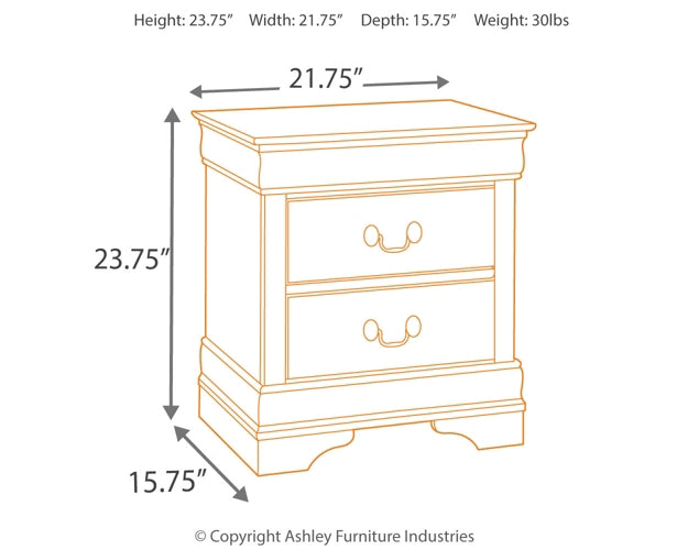 Alisdair California  Sleigh Bed With Mirrored Dresser And 2 Nightstands