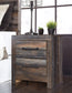 Drystan  Panel Headboard With Mirrored Dresser, Chest And Nightstand