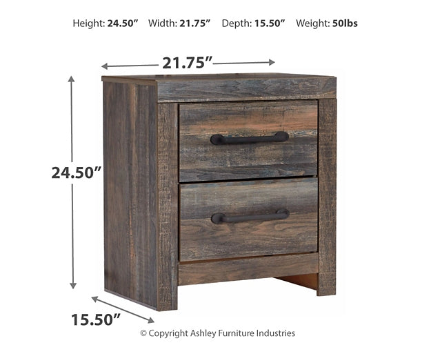 Drystan  Panel Bookcase Bed With Mirrored Dresser, Chest And 2 Nightstands