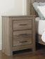 Zelen  Panel Headboard With Mirrored Dresser, Chest And 2 Nightstands