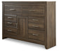 Juararo California  Panel Bed With Dresser