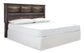 Drystan /California King Bookcase Headboard With Mirrored Dresser