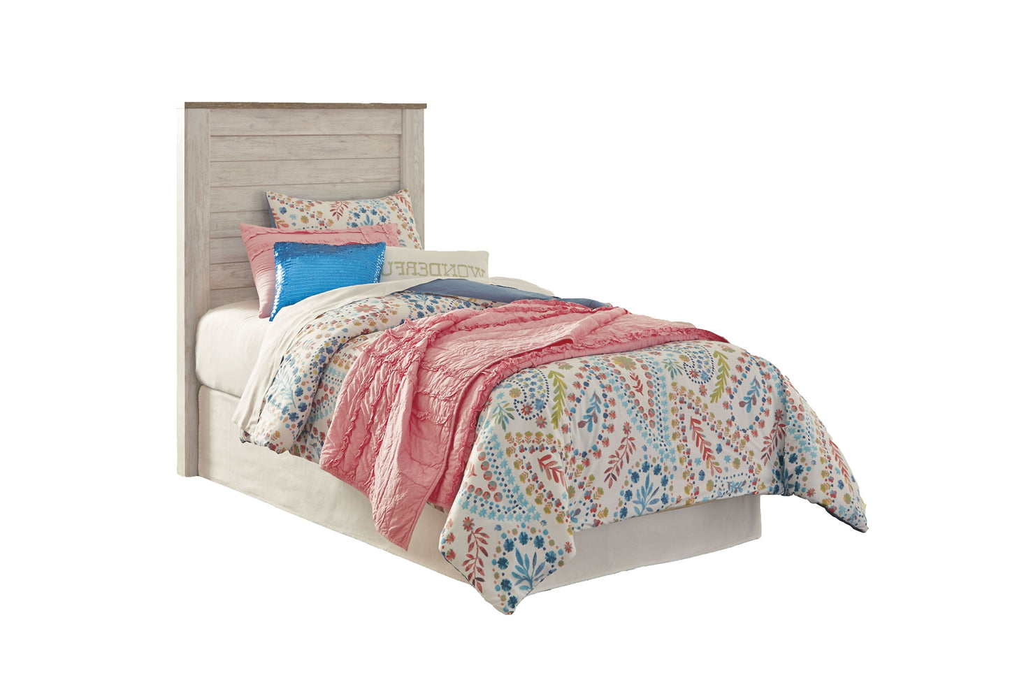 Willowton  Panel Headboard With Dresser