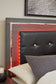 Lodanna  Upholstered Panel Headboard With Dresser