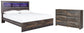 Drystan  Panel Bookcase Bed With Dresser