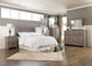 Zelen / Panel Headboard With Mirrored Dresser, Chest And 2 Nightstands