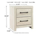 Cambeck  Panel Bed With 4 Storage Drawers With Mirrored Dresser, Chest And 2 Nightstands