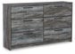 Baystorm  Panel Headboard With Dresser