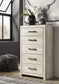 Cambeck  Panel Bed With 4 Storage Drawers With Mirrored Dresser, Chest And 2 Nightstands