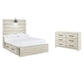 Cambeck  Panel Bed With 4 Storage Drawers With Dresser