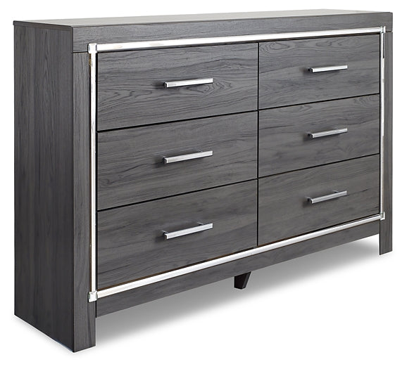 Lodanna  Panel Bed With 2 Storage Drawers With Dresser