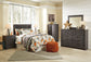 Brinxton / Panel Headboard With Mirrored Dresser, Chest And Nightstand