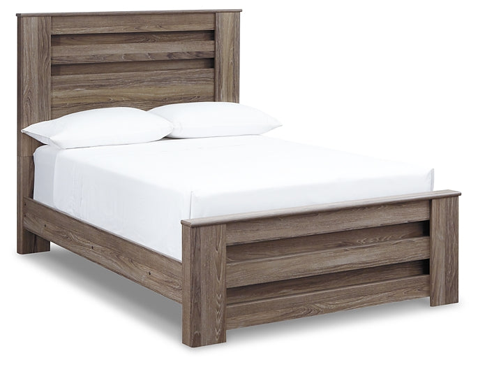 Zelen  Panel Bed With Dresser