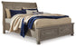 Lettner California  Sleigh Bed With Mirrored Dresser, Chest And 2 Nightstands