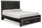 Kaydell  Panel Bed With Storage With Dresser