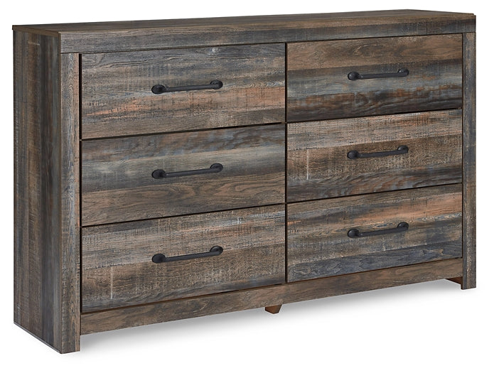 Drystan  Panel Headboard With Dresser