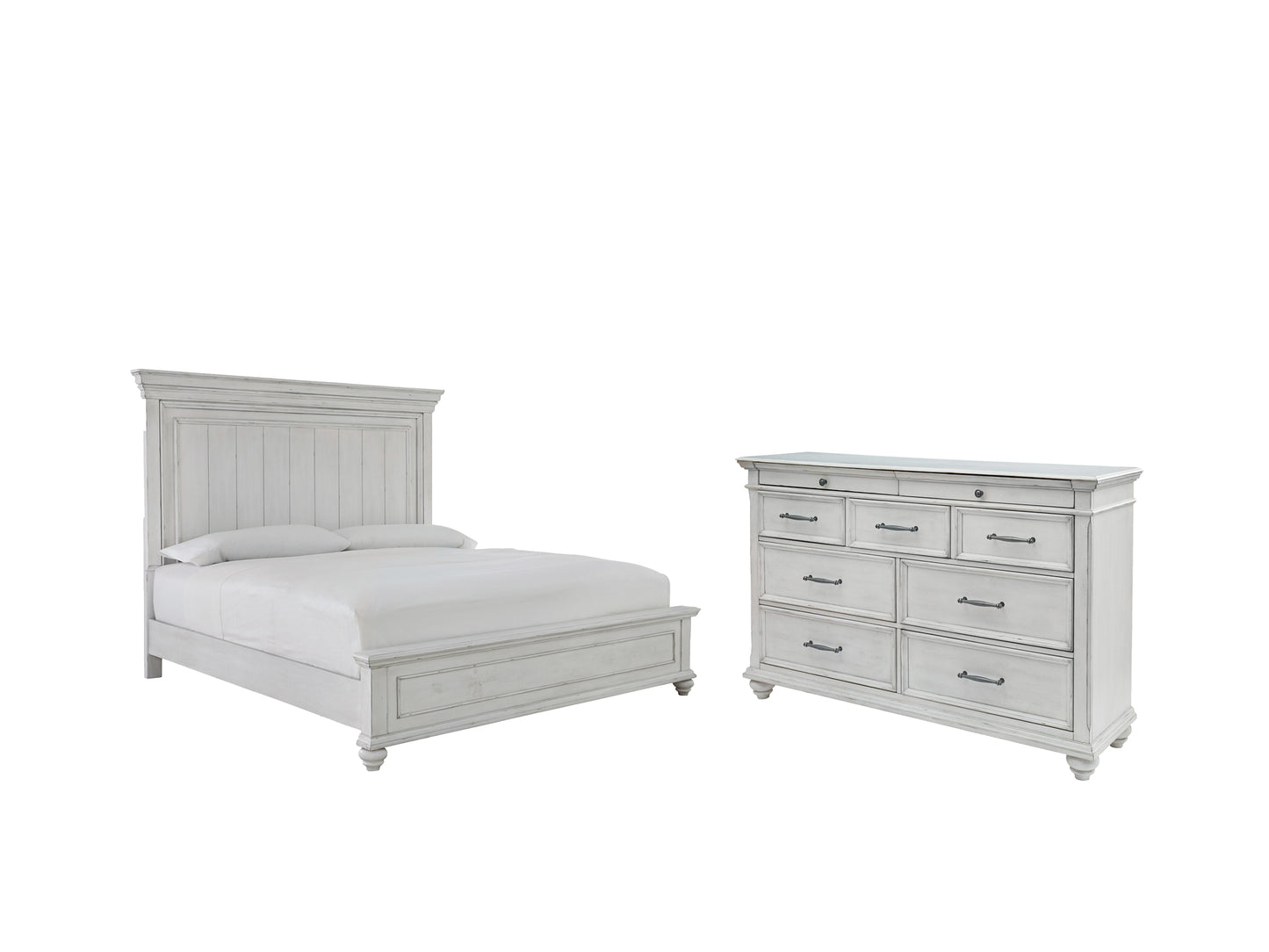 Kanwyn  Panel Bed With Dresser