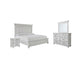 Kanwyn  Panel Bed With Mirrored Dresser And 2 Nightstands