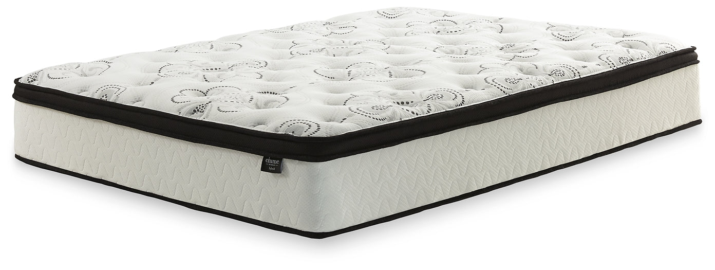 Ashley Express - Chime 12 Inch Hybrid 12 Inch Hybrid Mattress with Foundation