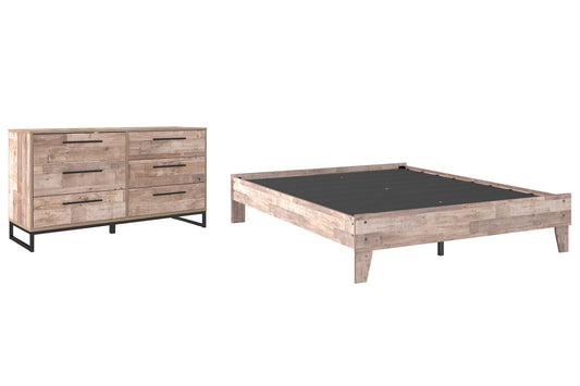 Neilsville  Platform Bed With Dresser