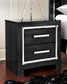 Kaydell  Panel Bed With Storage With Mirrored Dresser, Chest And 2 Nightstands