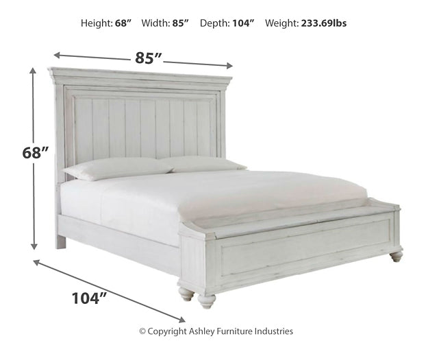 Kanwyn  Panel Bed With Storage With Dresser