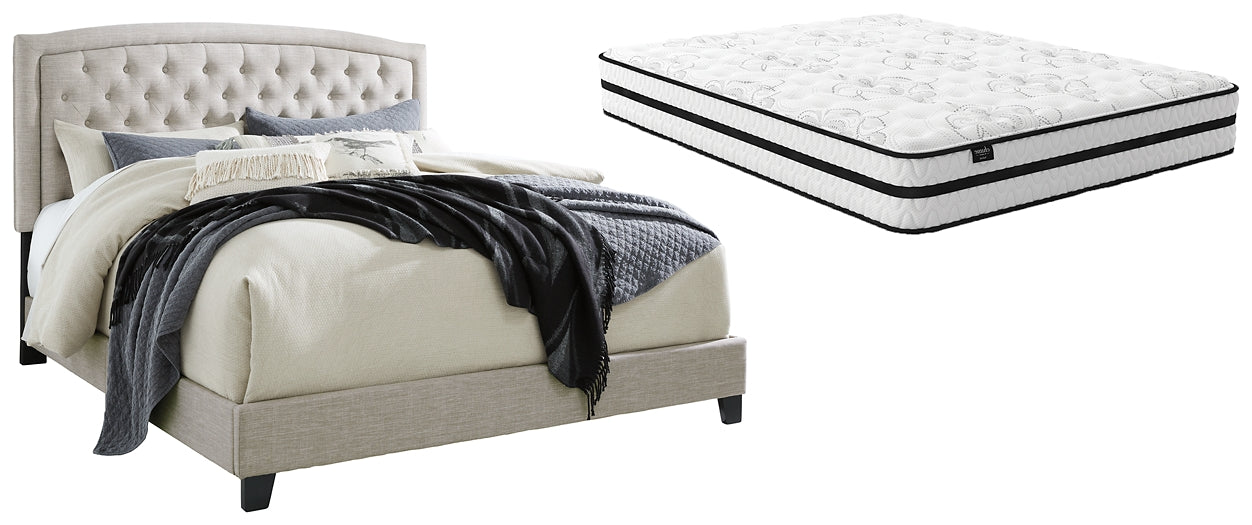 Ashley Express - Jerary  Upholstered Bed With Mattress