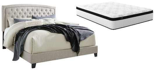 Jerary  Upholstered Bed With Mattress