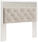 Altyra  Panel Headboard With Mirrored Dresser, Chest And 2 Nightstands