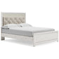 Altyra  Panel Bed With Mirrored Dresser, Chest And Nightstand