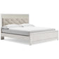 Altyra  Panel Bed With Mirrored Dresser And 2 Nightstands