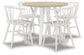 Grannen Dining Table and 4 Chairs