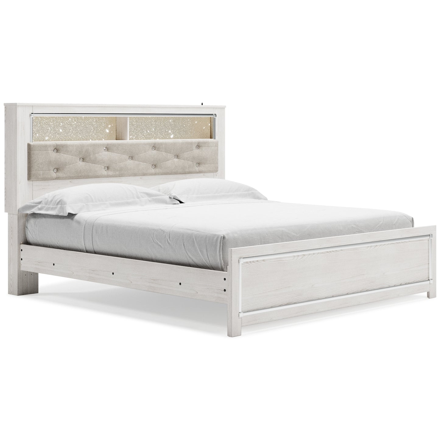 Altyra  Panel Bookcase Bed With Dresser