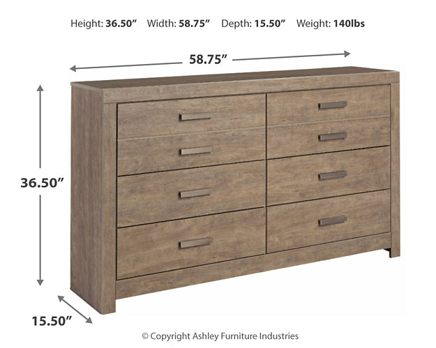 Culverbach  Panel Bed With Dresser