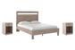 Flannia  Panel Platform Bed With 2 Nightstands