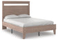 Flannia  Panel Platform Bed With 2 Nightstands