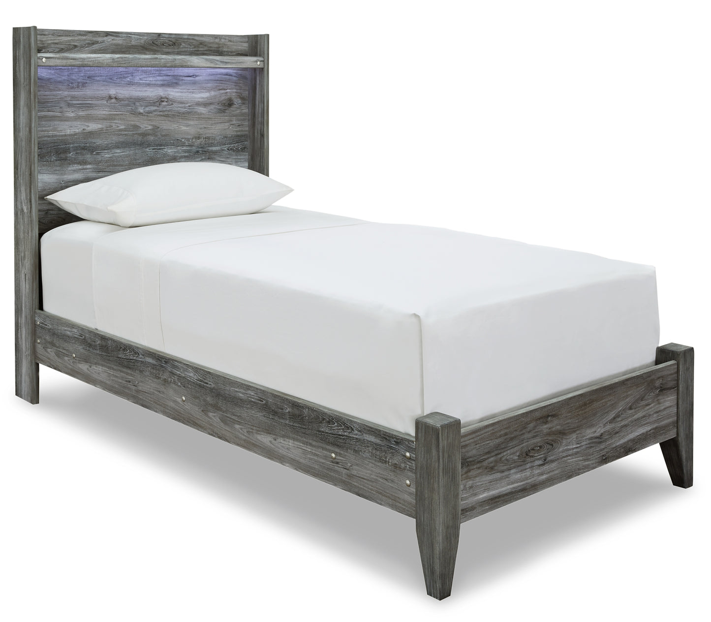 Baystorm  Panel Bed With Mirrored Dresser