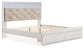 Altyra  Upholstered Storage Bed With Mirrored Dresser And Nightstand