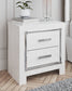 Altyra  Upholstered Storage Bed With Mirrored Dresser And Nightstand