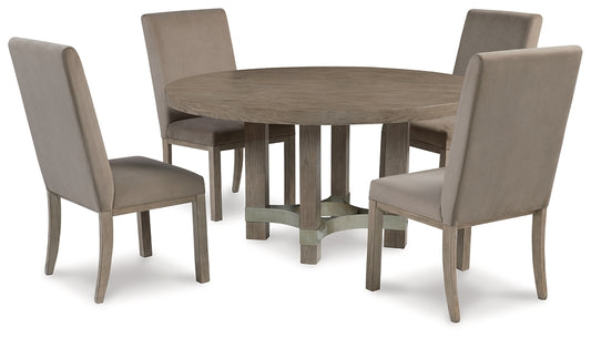 Chrestner Dining Table and 4 Chairs