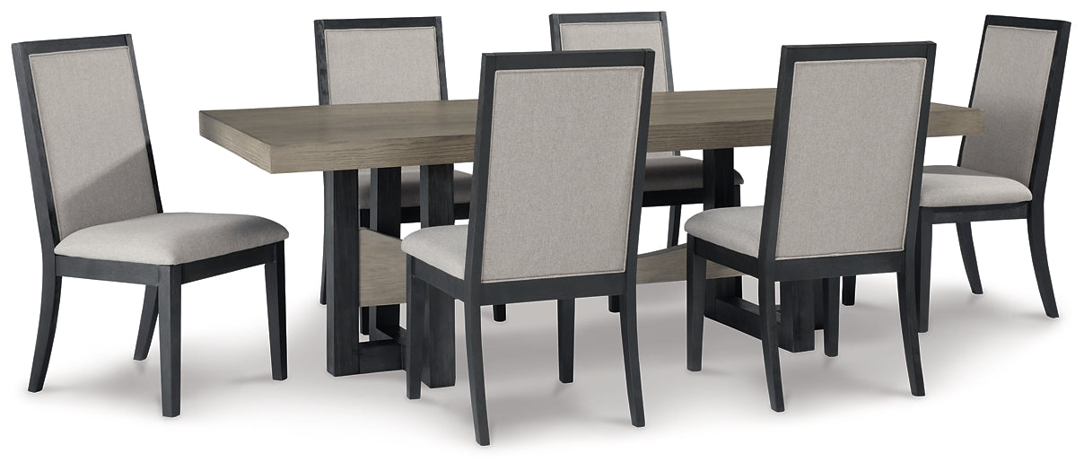 Foyland Dining Table and 6 Chairs