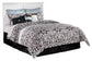 Bostwick Shoals / Panel Headboard With Mirrored Dresser And 2 Nightstands