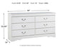 Anarasia  Sleigh Headboard With Dresser