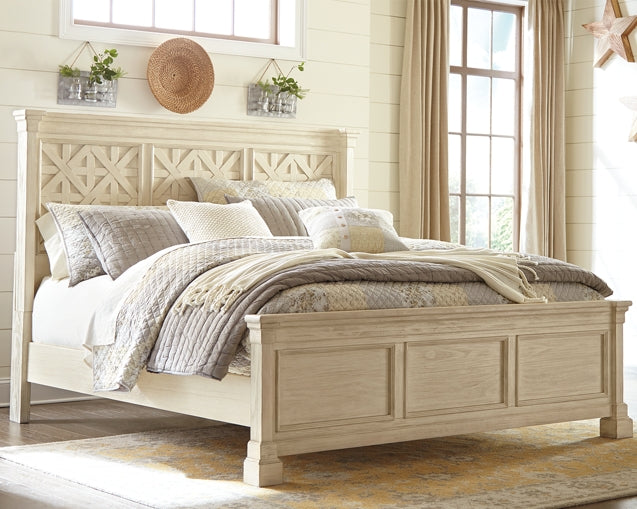 Bolanburg  Panel Bed With 2 Nightstands