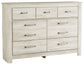 Bellaby  Crossbuck Panel Bed With Dresser