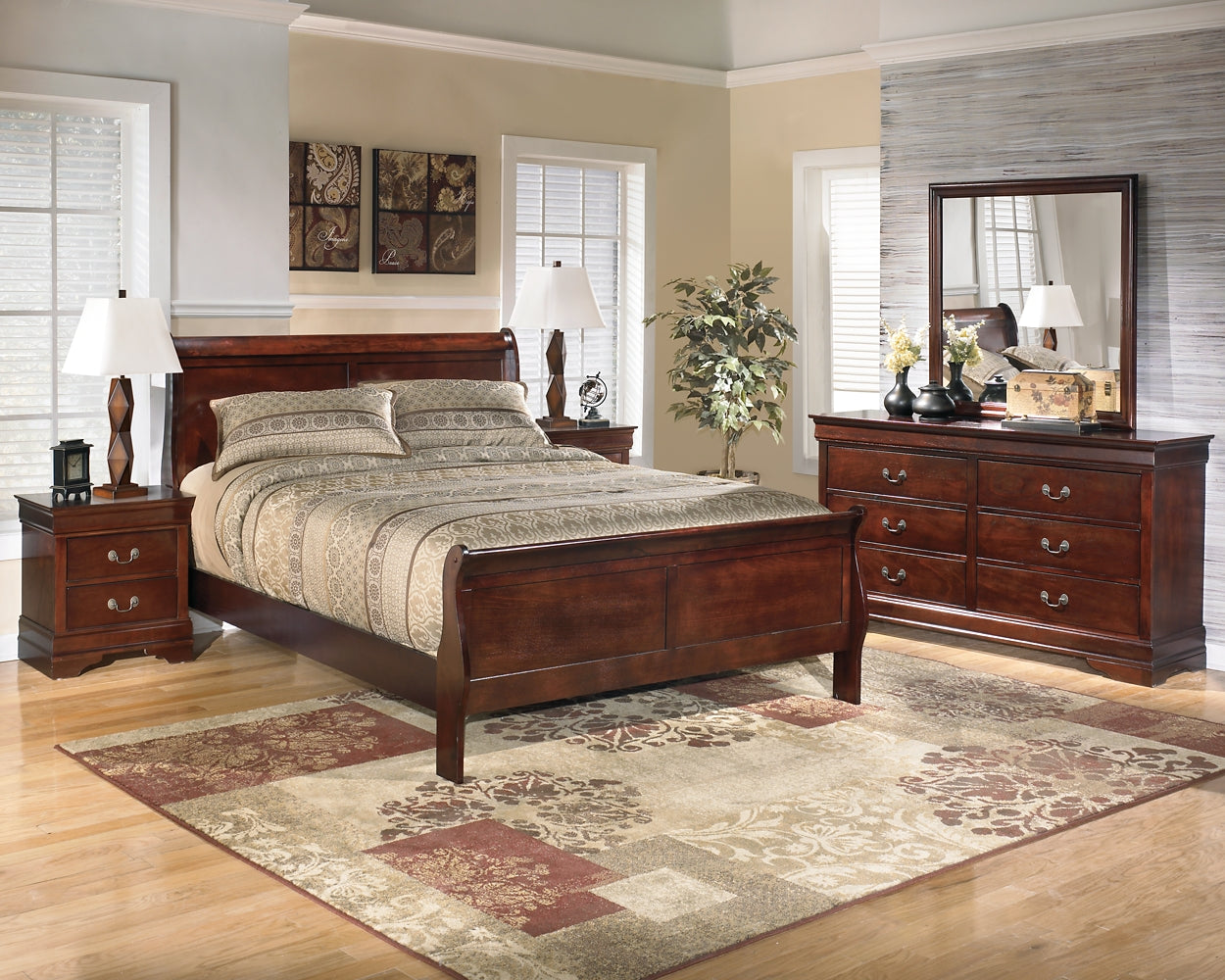 Ashley Express - Alisdair  Sleigh Bed With 2 Nightstands