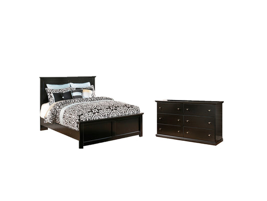 Maribel  Panel Bed With Dresser