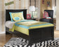 Maribel  Panel Bed With Mirrored Dresser And 2 Nightstands